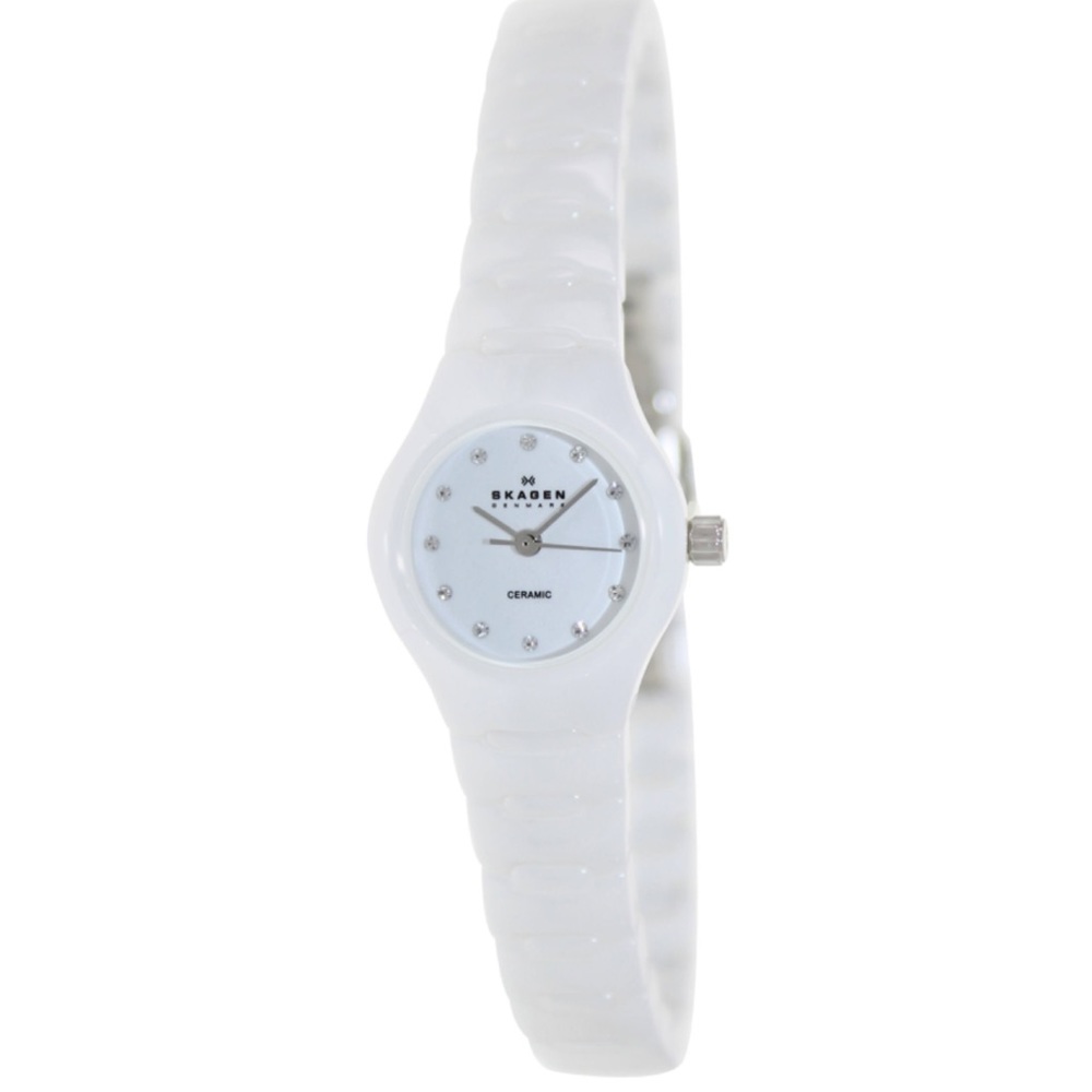 Skagen White Ceramic Watch